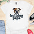Bulldog Papa - V4 - Bold Graphic T-Shirt
